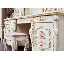 Туалетный столик с зеркалом Венеция Классик (крем) Туалетный столик с зеркалом Венеция Классик (крем)