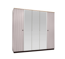 Пятистворатый шкаф для одежды Мадрид (Кашемир эмаль) Пятистворатый шкаф для одежды Мадрид (Кашемир эмаль)