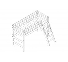 Детская кровать-чердак Соня Вариант-6 Детская кровать-чердак Соня Вариант-6