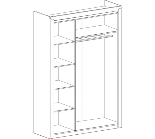 Шкаф для одежды трехдверный Соренто