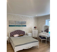 Двуспальная кровать Флоренция MUR-112-01/1 с каретной стяжкой Двуспальная кровать Флоренция MUR-112-01/1 с каретной стяжкой