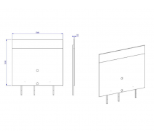 Панель для ТВ Мавенна (Mavenna) MAVN-15B Панель для ТВ Мавенна (Mavenna) MAVN-15B