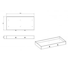 Ящик для детской кровати Мавенна (Mavenna) MAVN-38