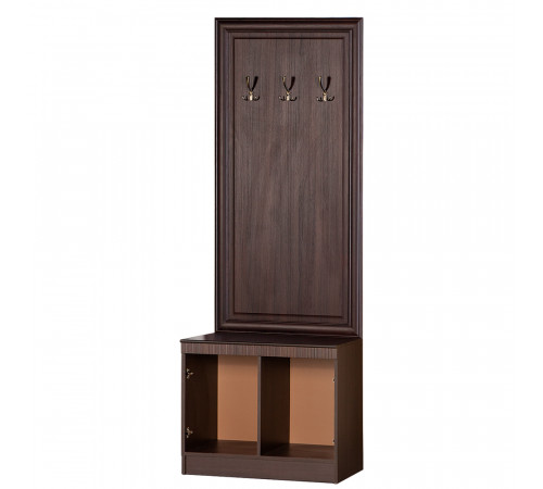 Тубма с вешалкой для прихожей Инна 620 темная Тубма с вешалкой для прихожей Инна 620 темная